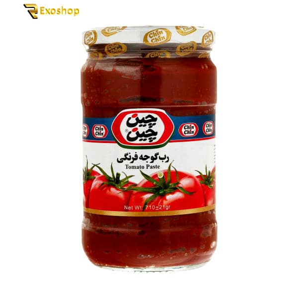  رب گوجه فرنگی چین چین 710 گرمی یکی از بهترین انواع رب ها است که با بهترین کیفیت و با قیمتی ارزان در رکسوشاپ موجود است 